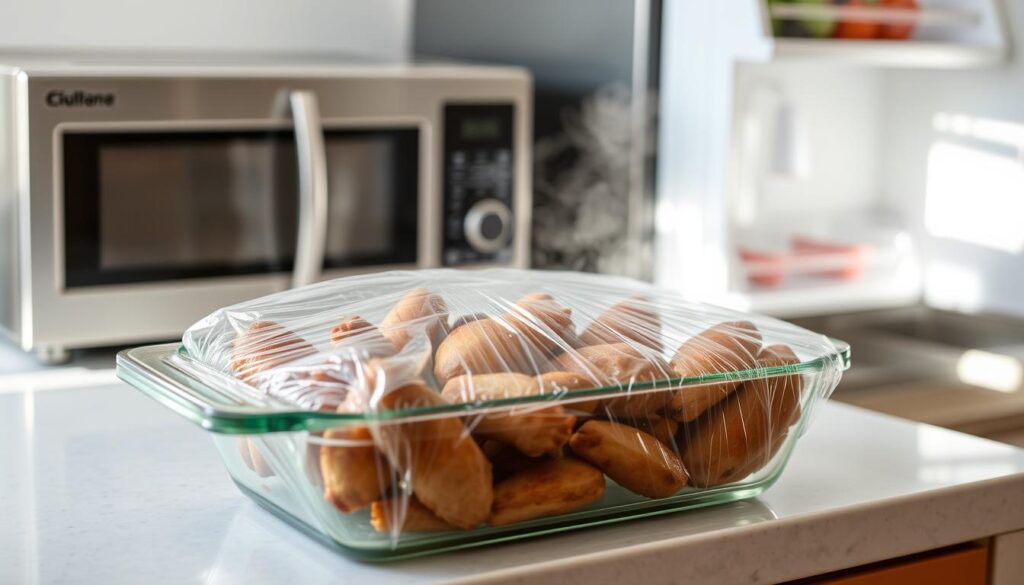 Storing and reheating baked turkey wings