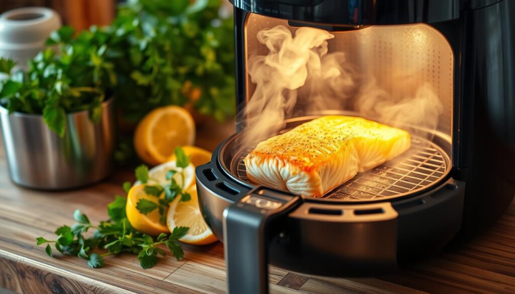 air fryer salmon reheating