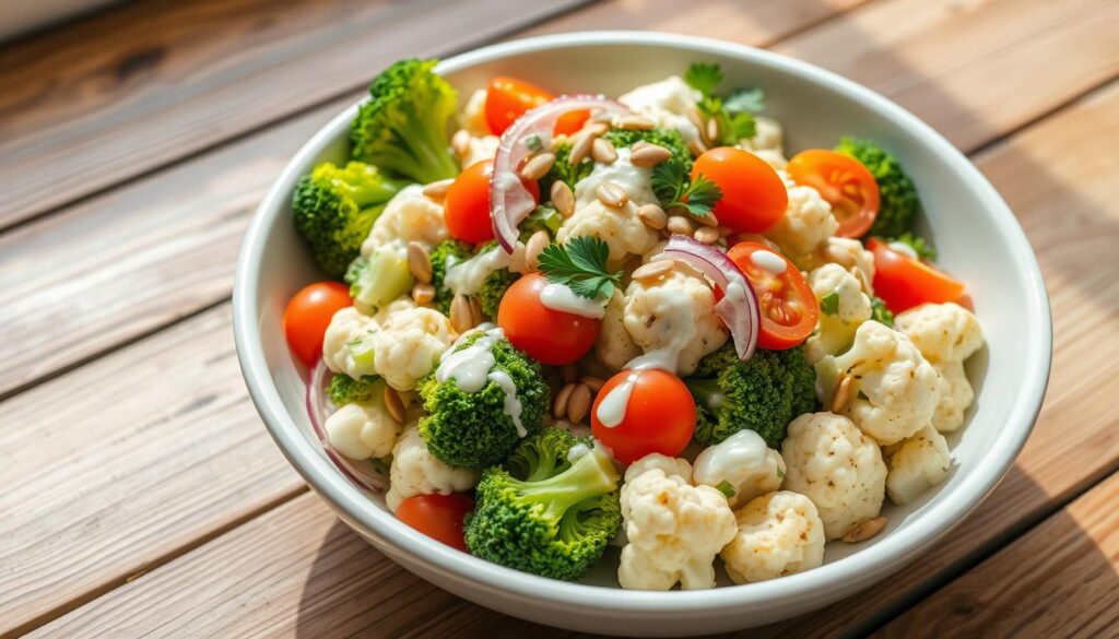 broccoli and cauliflower salad