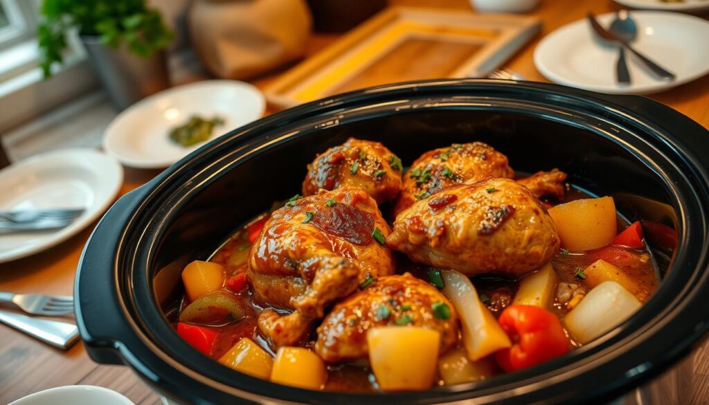 crock pot smothered chicken