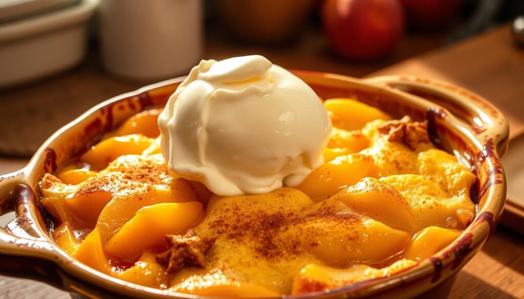 easy peach cobbler with cake mix