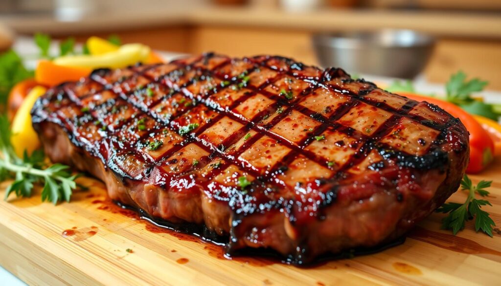 grilled ribeye steak