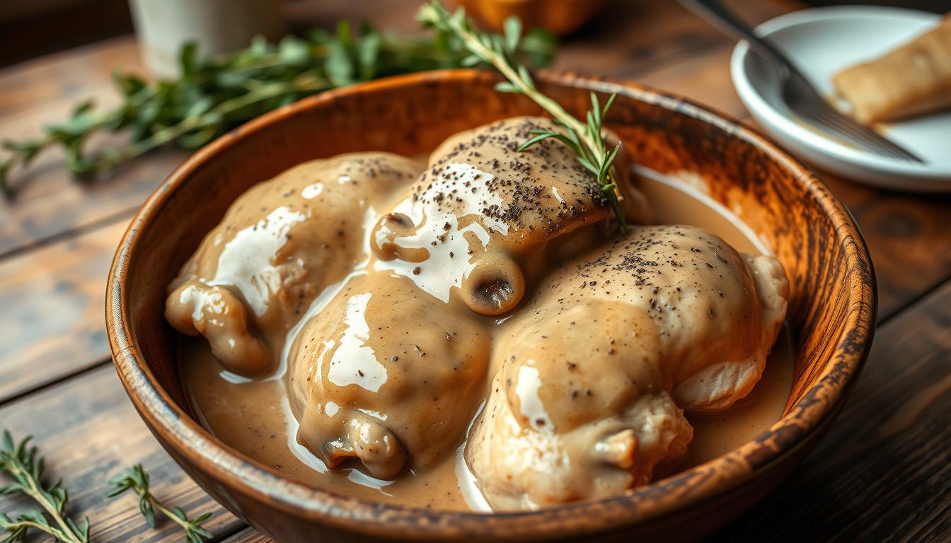 mushroom gravy for chicken