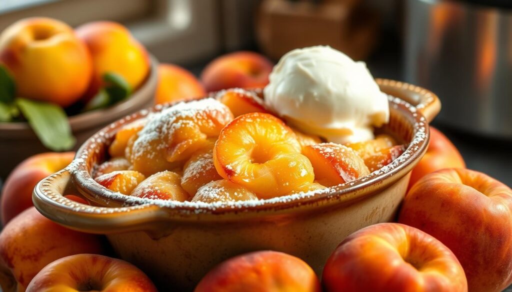 peach cobbler with cake mix