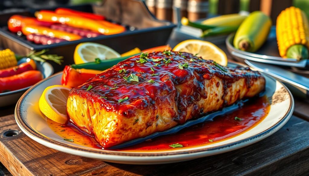 BBQ Glazed Fish