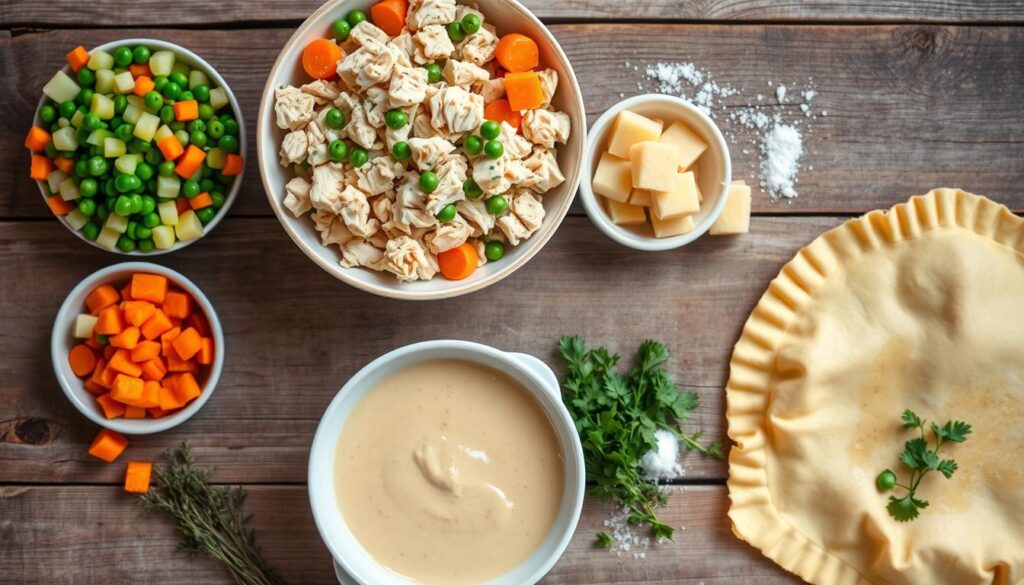 Chicken Pot Pie Casserole Ingredients