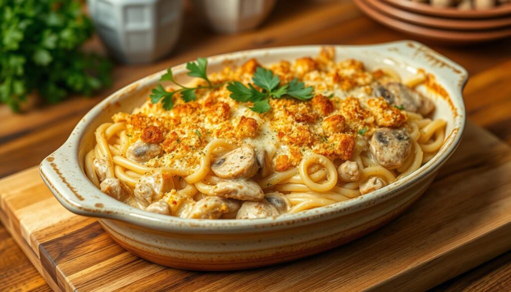 Chicken Tetrazzini Casserole