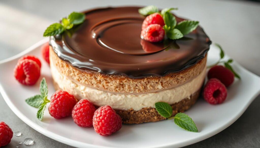 Chocolate Ganache Millionaire Cheesecake