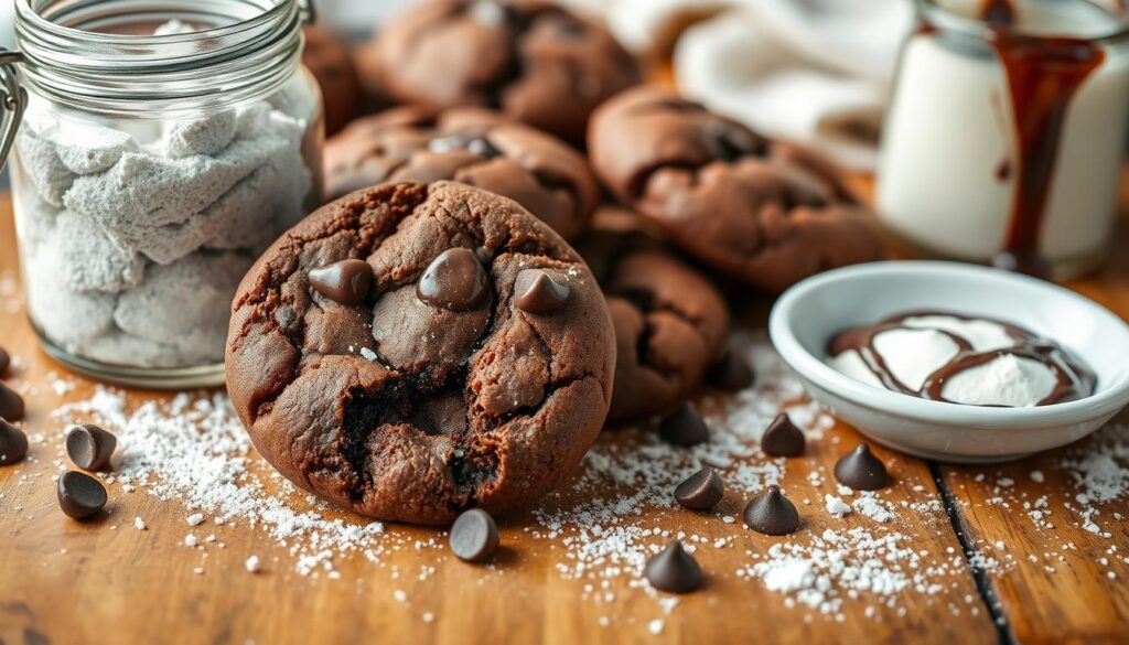 Chocolate Pudding Cookies