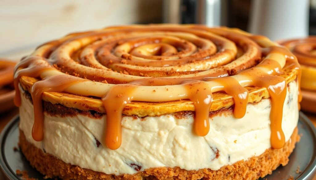 Cinnamon Roll Cheesecake