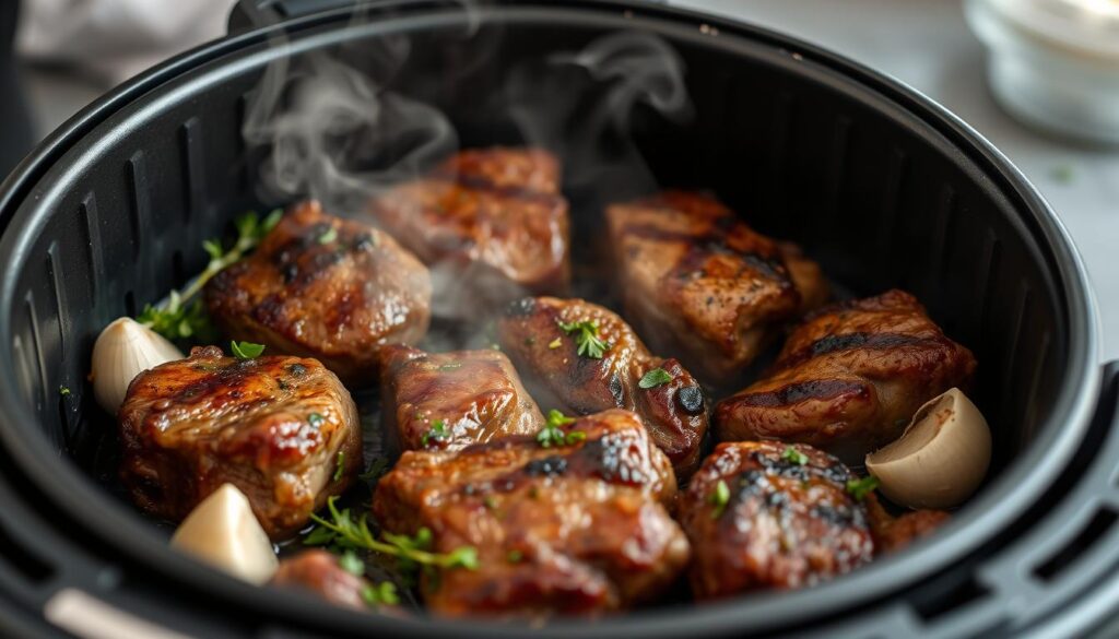 Garlic Steak Bites in Air Fryer