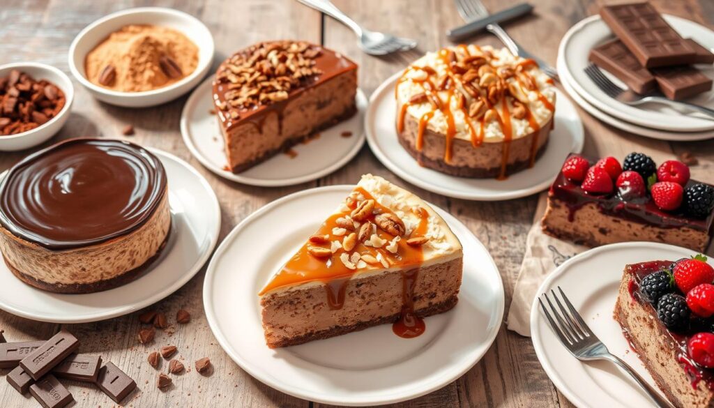 German Chocolate Cheesecake Variations