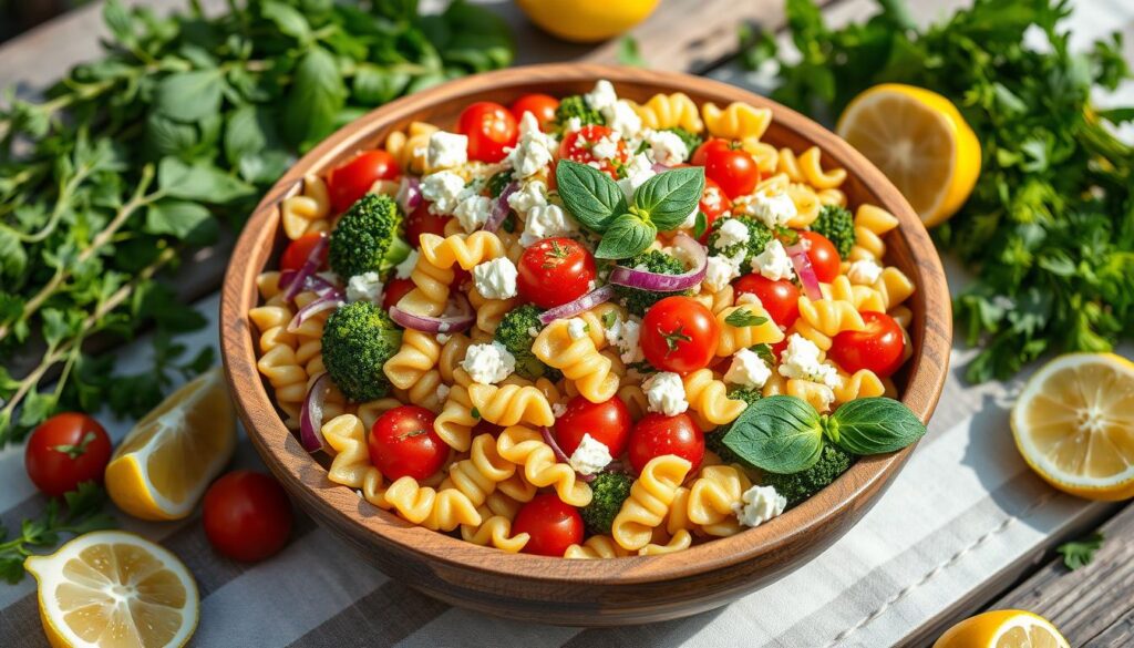 Greek pasta salad