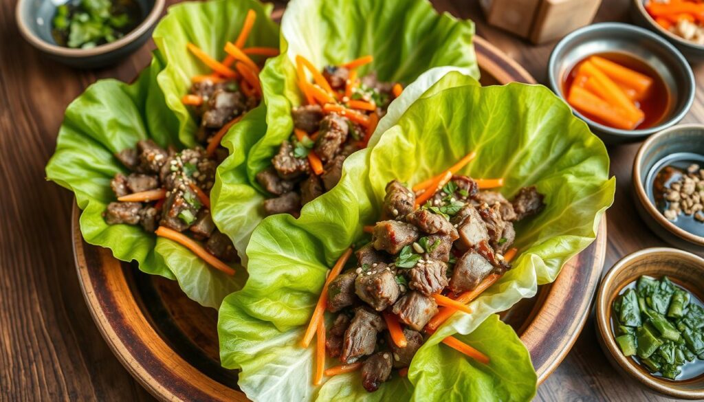 Korean lettuce wraps