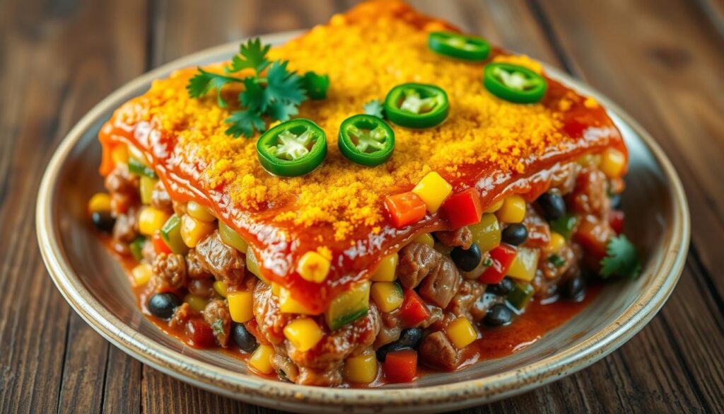 Mexican tamale casserole