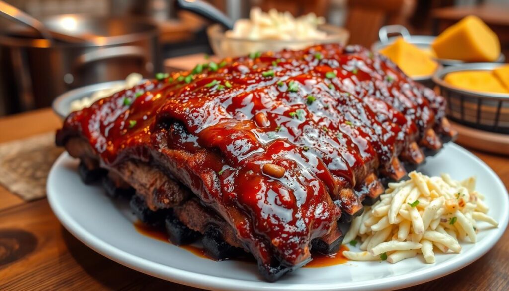 Oven-baked beef ribs