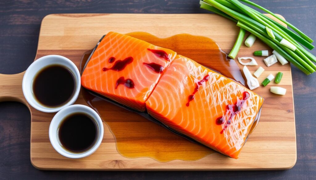 Salmon preparation