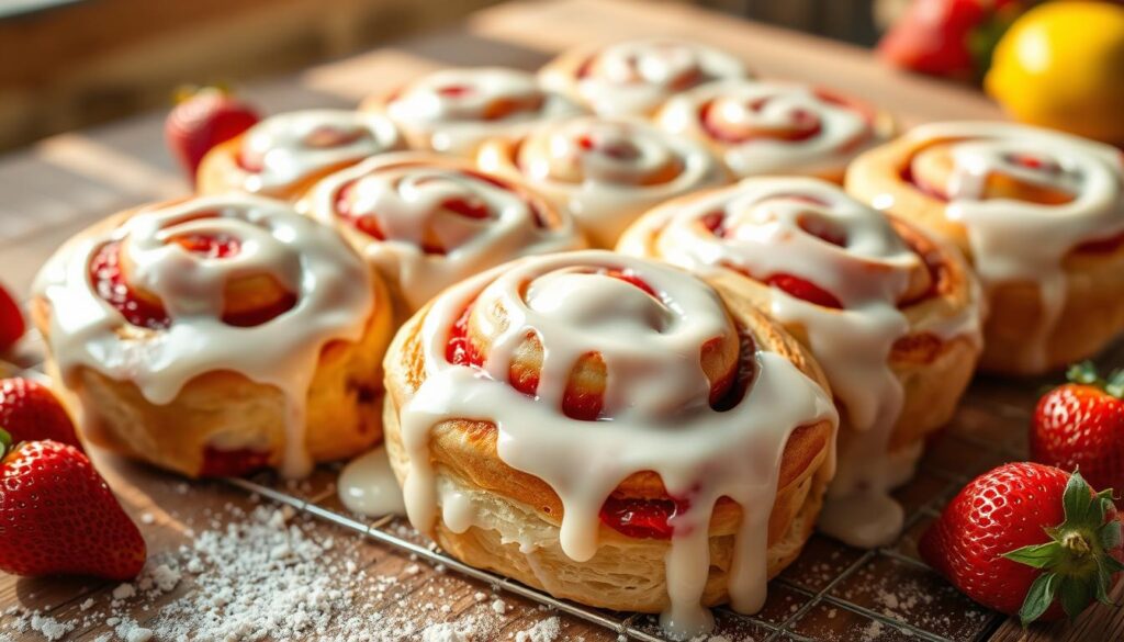 Strawberry Cinnamon Rolls