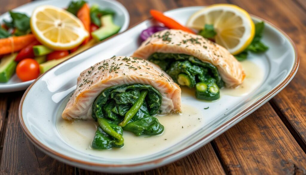 Stuffed Salmon Fillets