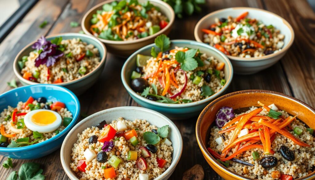 Thai Quinoa Salad Variations