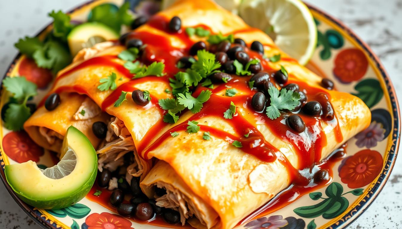 Turkey enchiladas