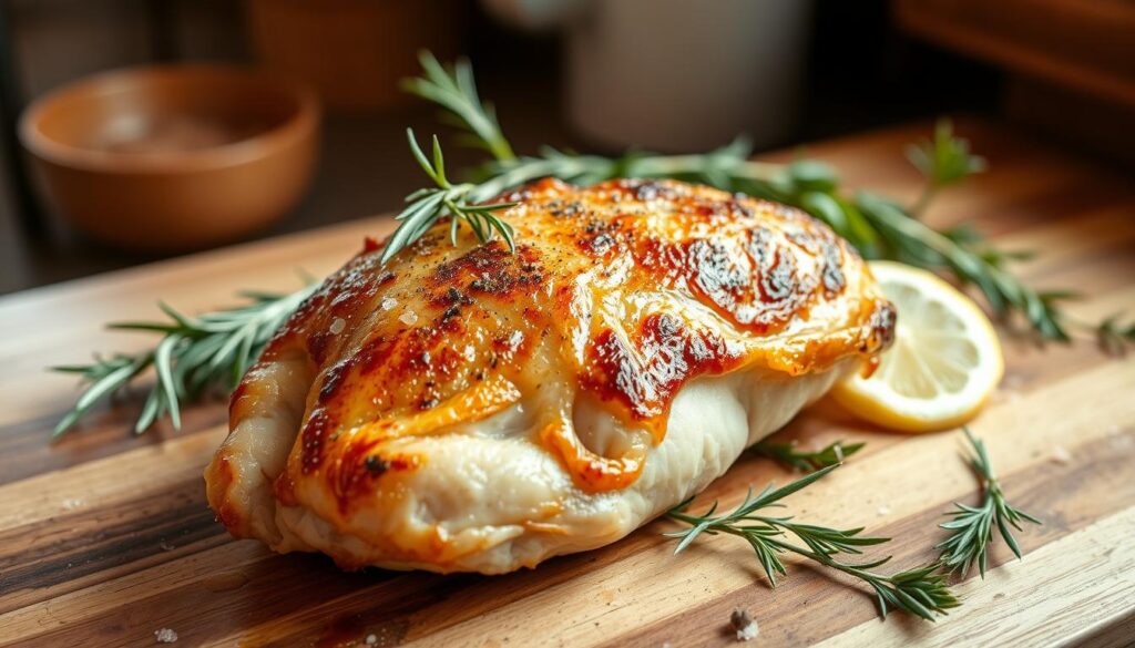 baked chicken breast bone in