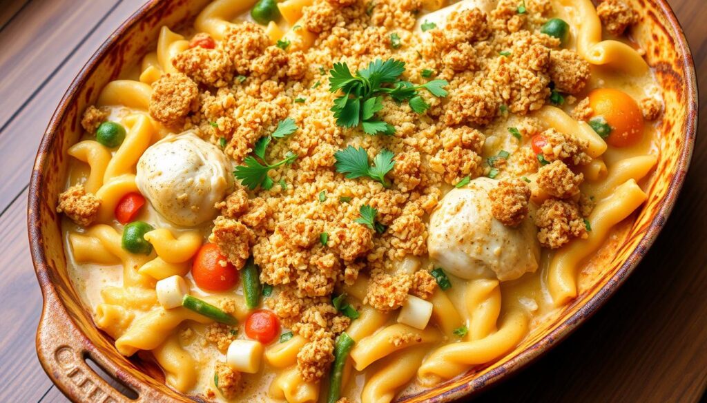 chicken pasta bake