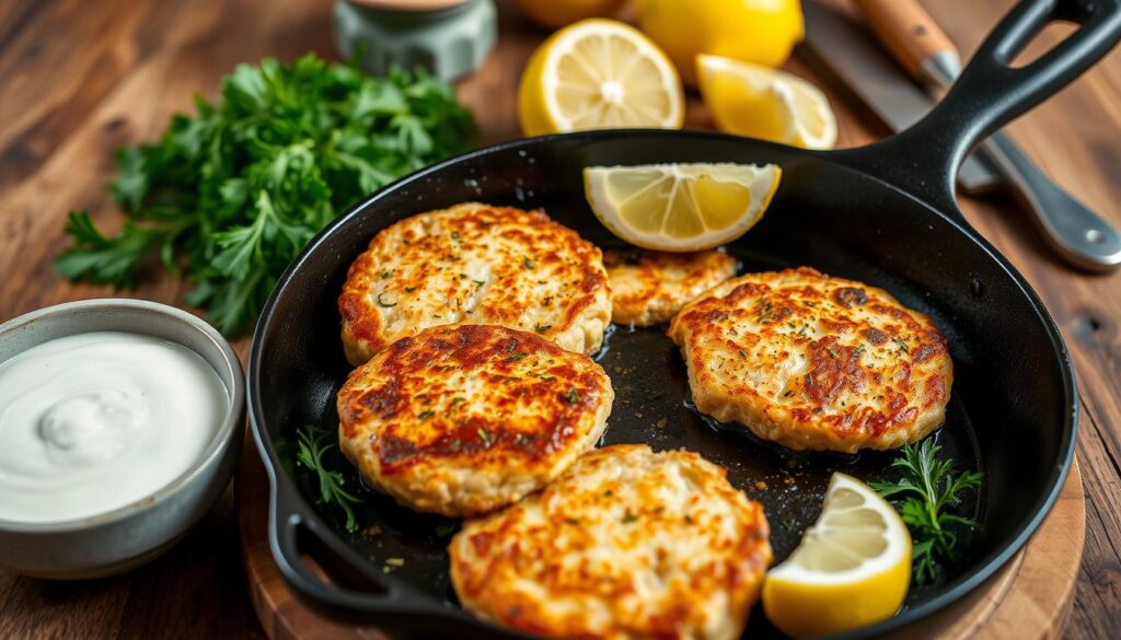 Southern salmon patties