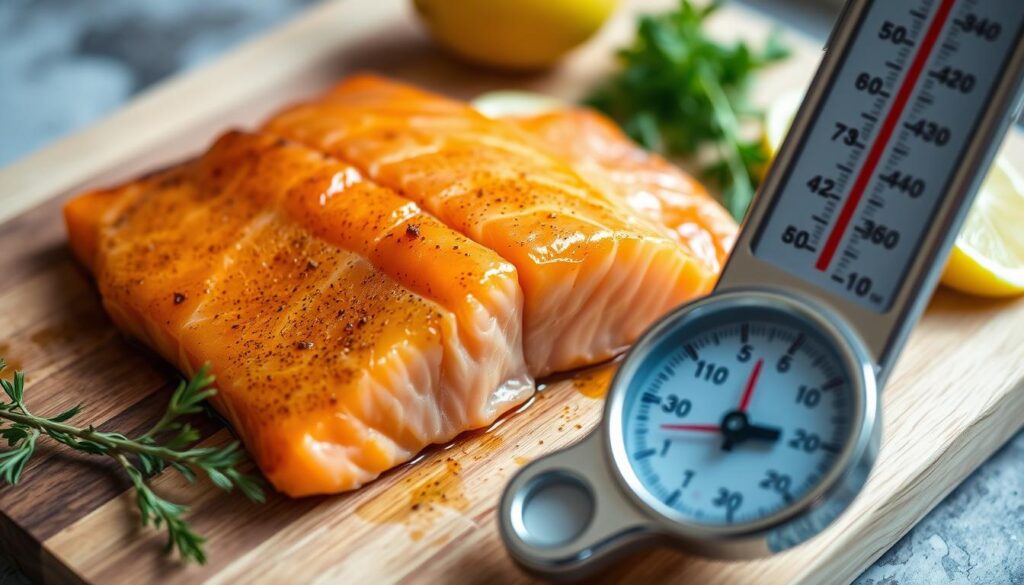 salmon internal temperature