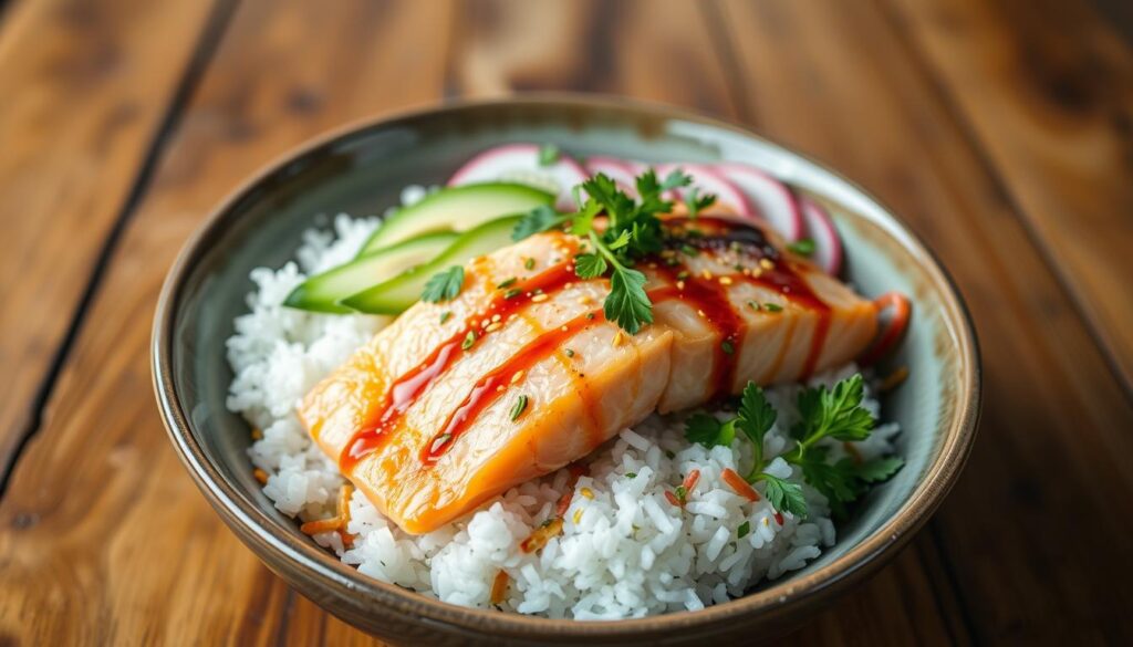 Salmon Rice Bowl