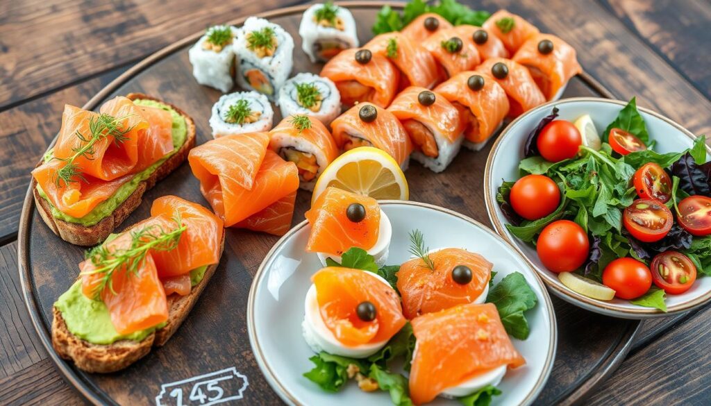 smoked salmon dishes